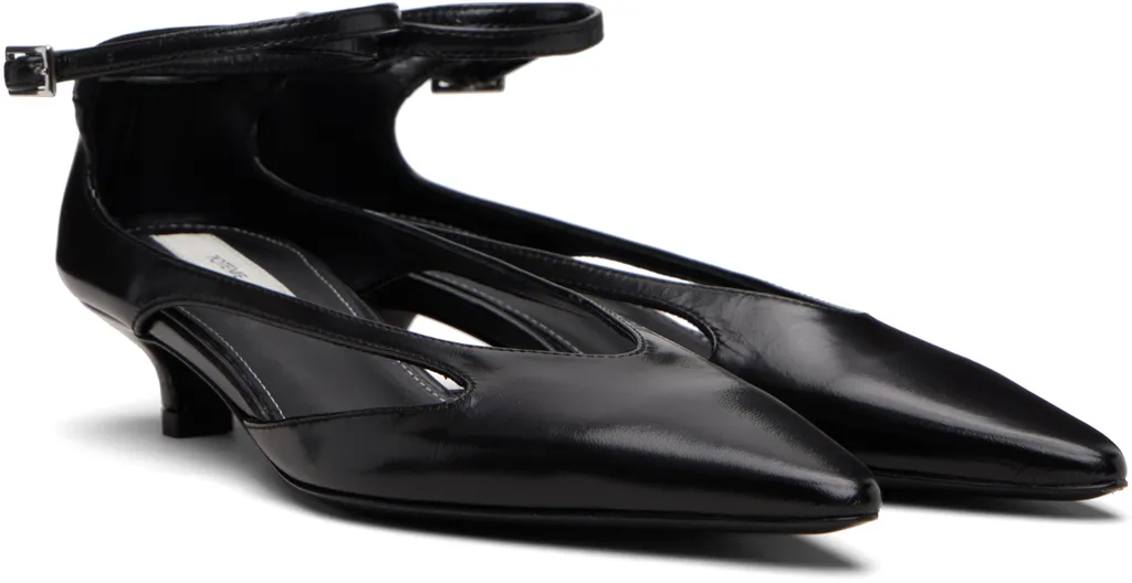 Leather Kitten Heels