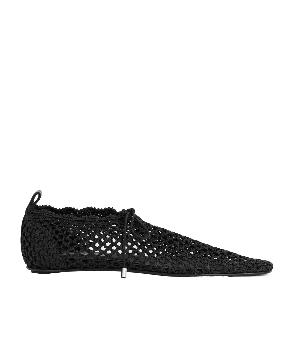 Crocheted Ballet Shoes