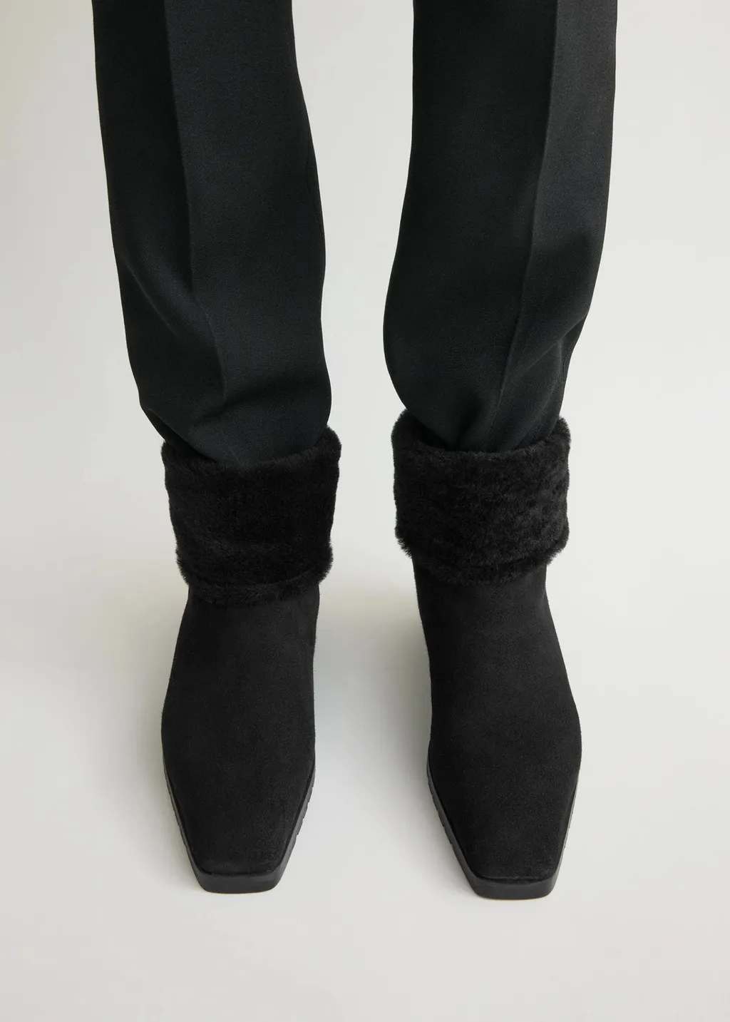 Fold-Down Shearling Boots