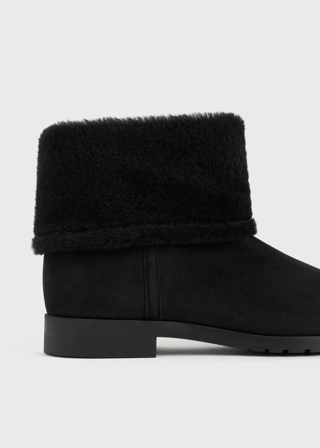 Fold-Down Shearling Boots