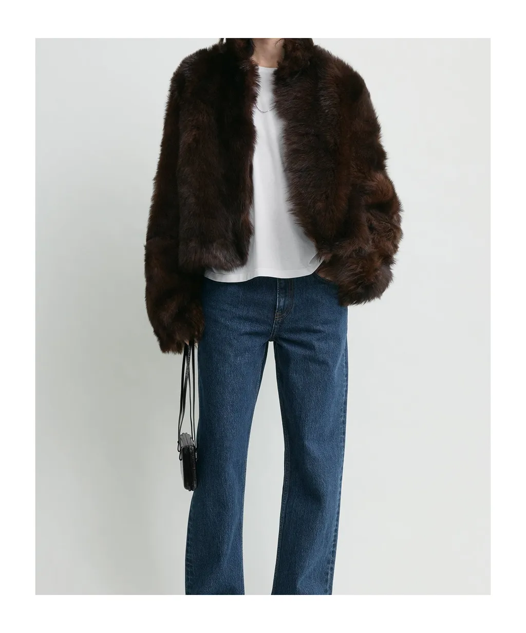 Silky Shearling Jacket