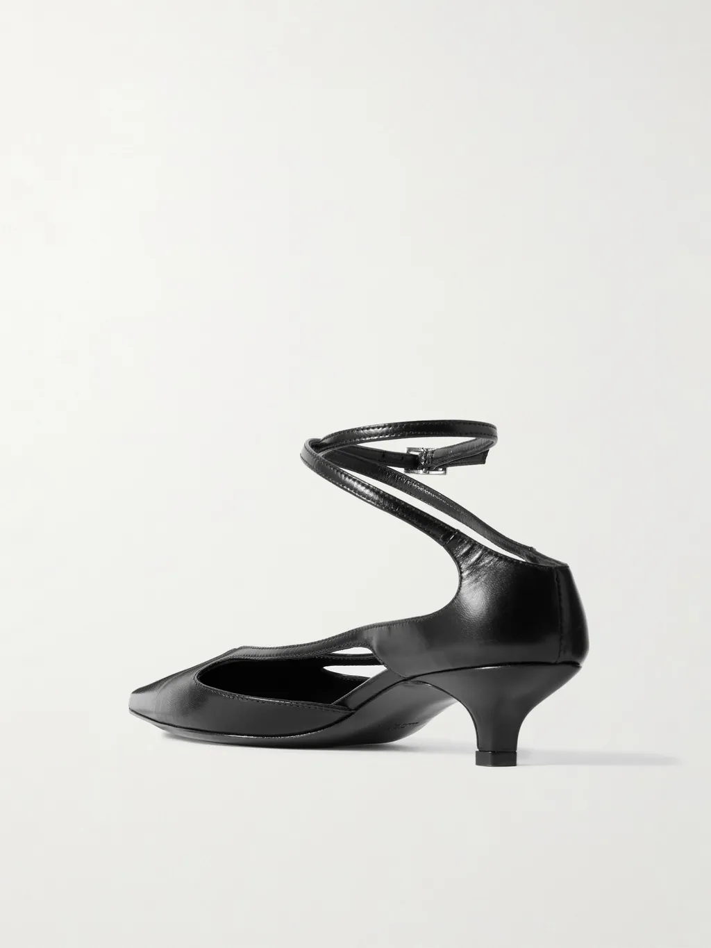 Cutout Leather Pumps