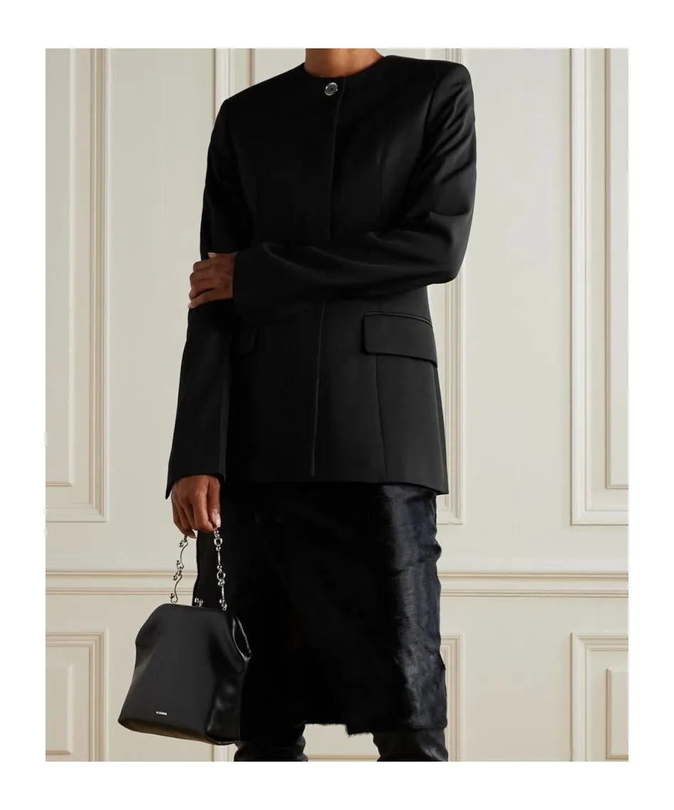 Long-Sleeved Suit Jacket