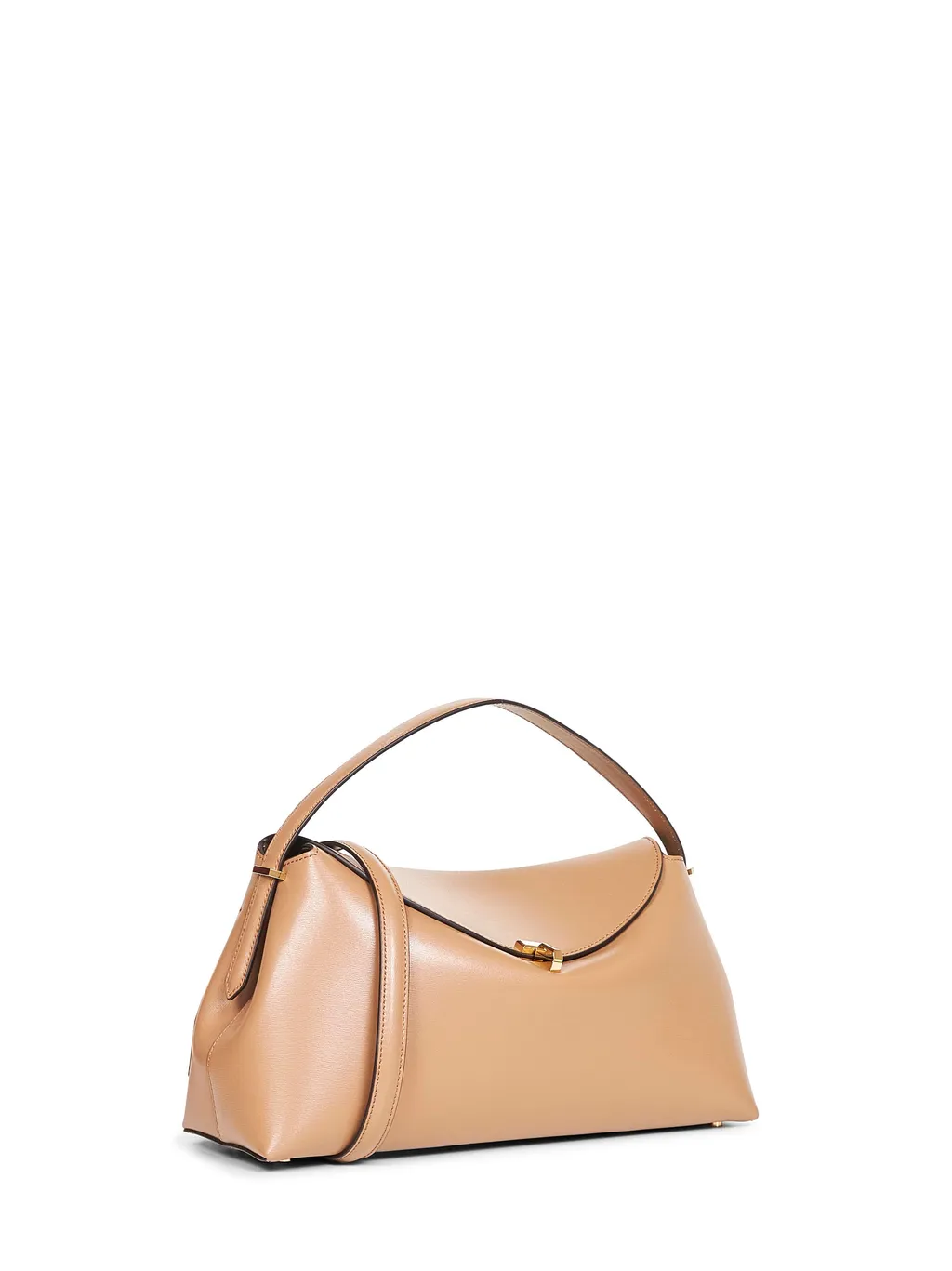 T-Lock Leather Tote Bag