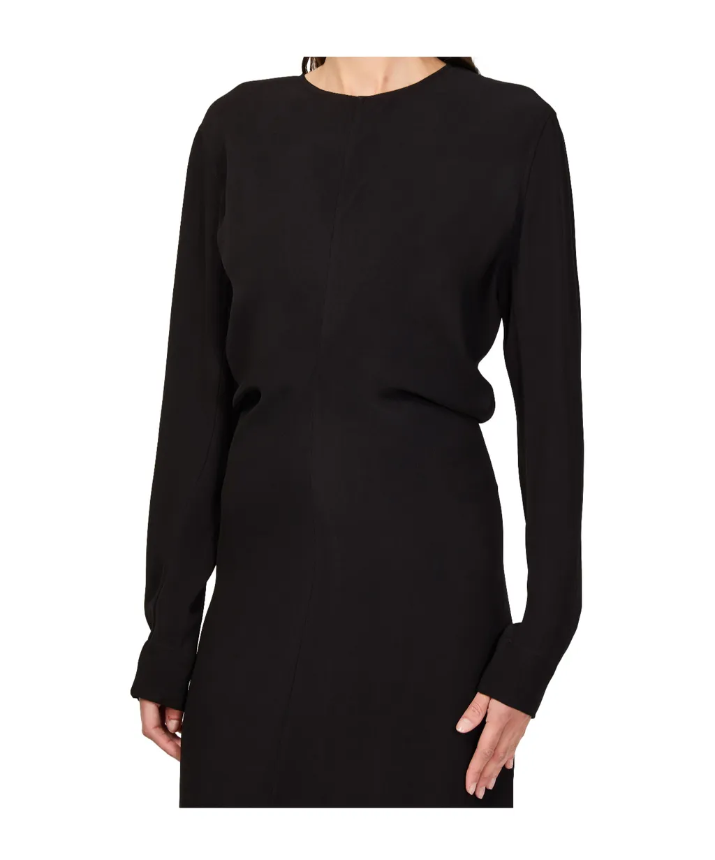 Round Neck Long Sleeve Dress