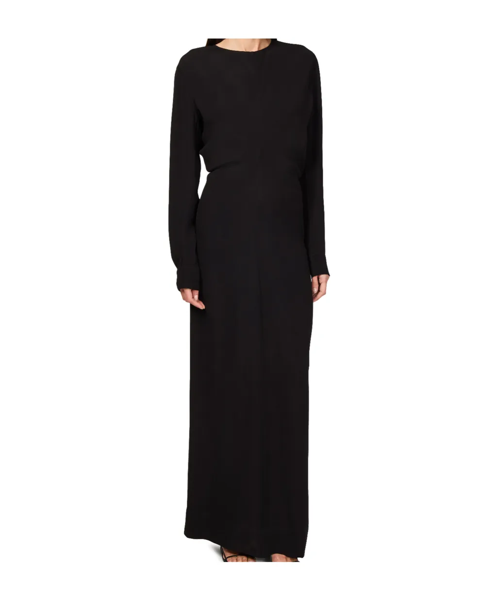 Round Neck Long Sleeve Dress
