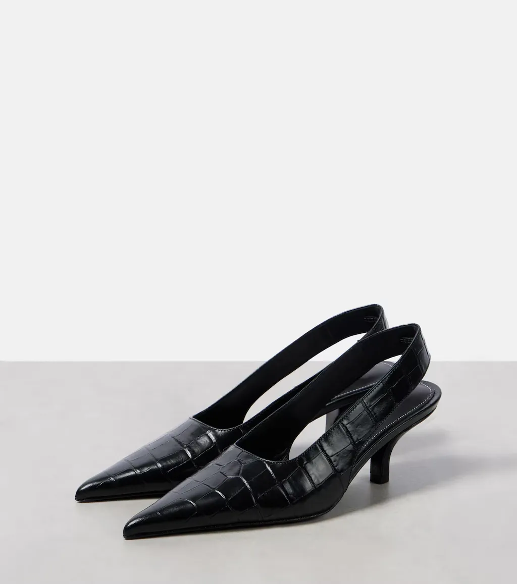 Pointed-Toe High Heels