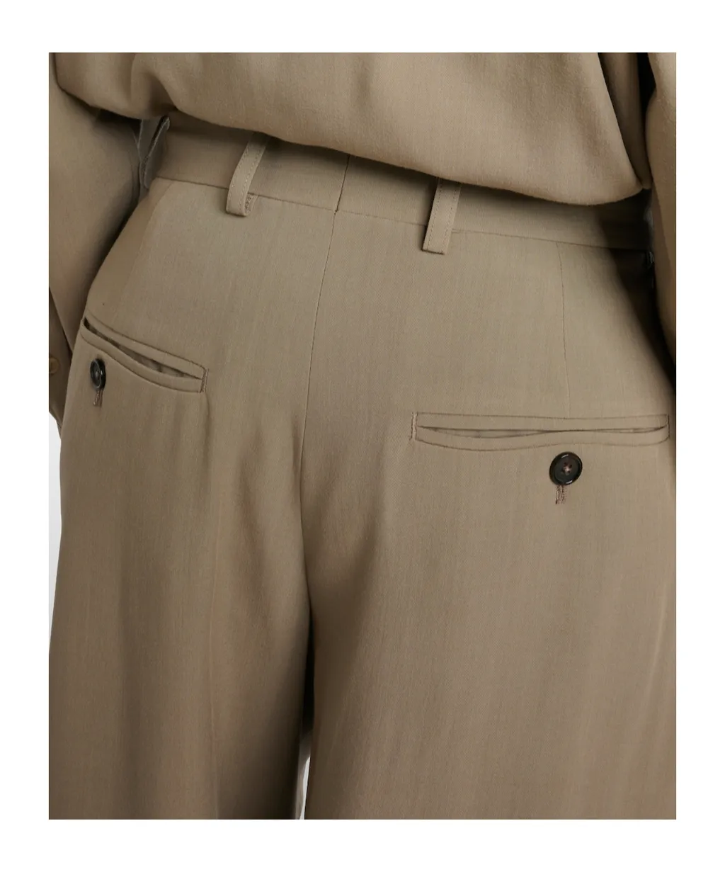 Mid-Rise Wide-Leg Pants