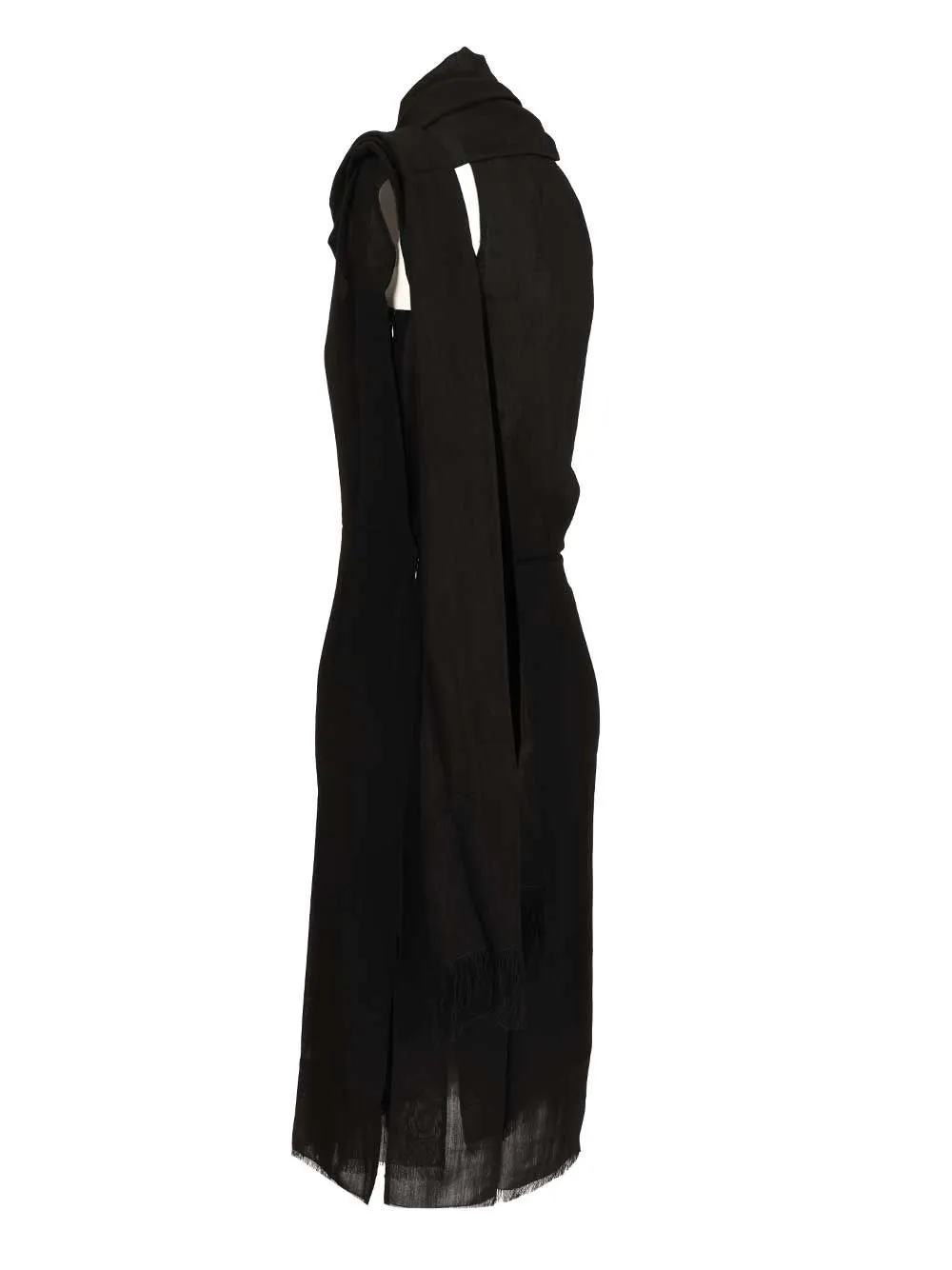 Fringed Scarf Dress