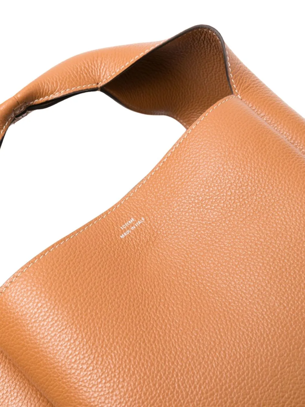 Logo Printed Single-Compartment Top Handle Bag