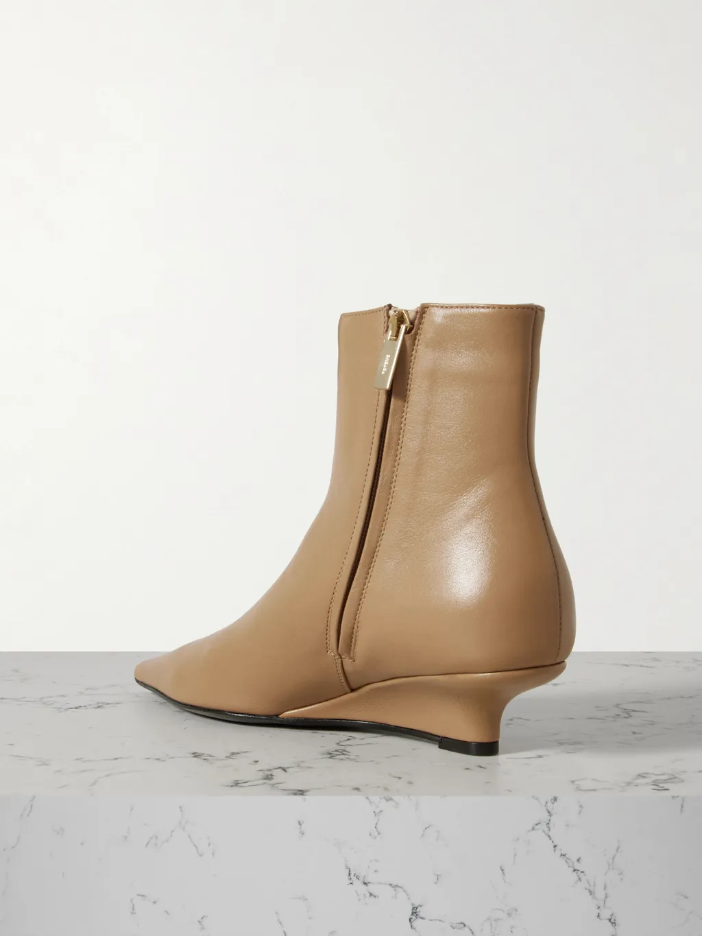 The Sharp Leather Ankle Boots