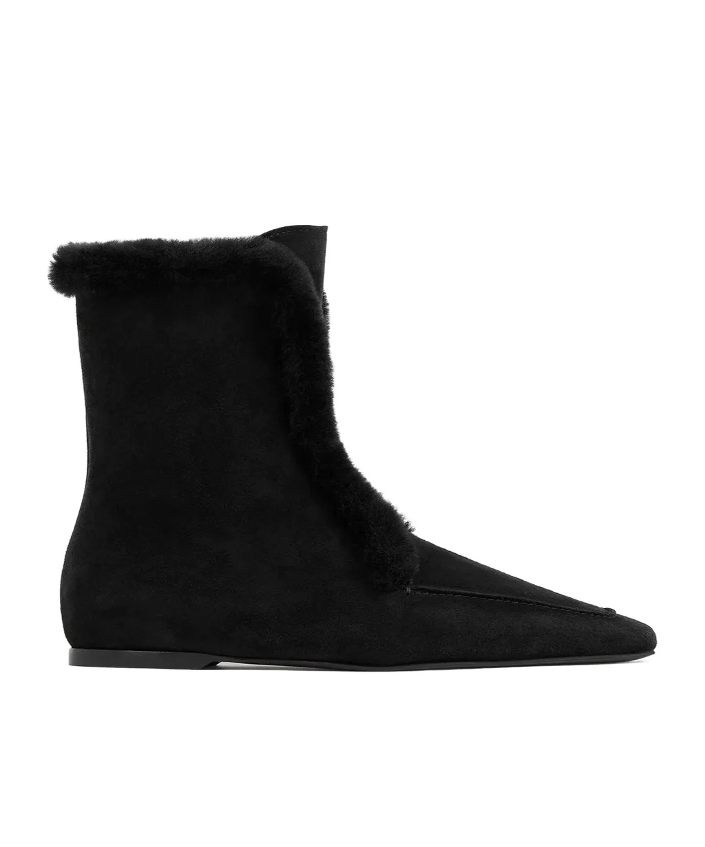 Square Toe Ankle Boots