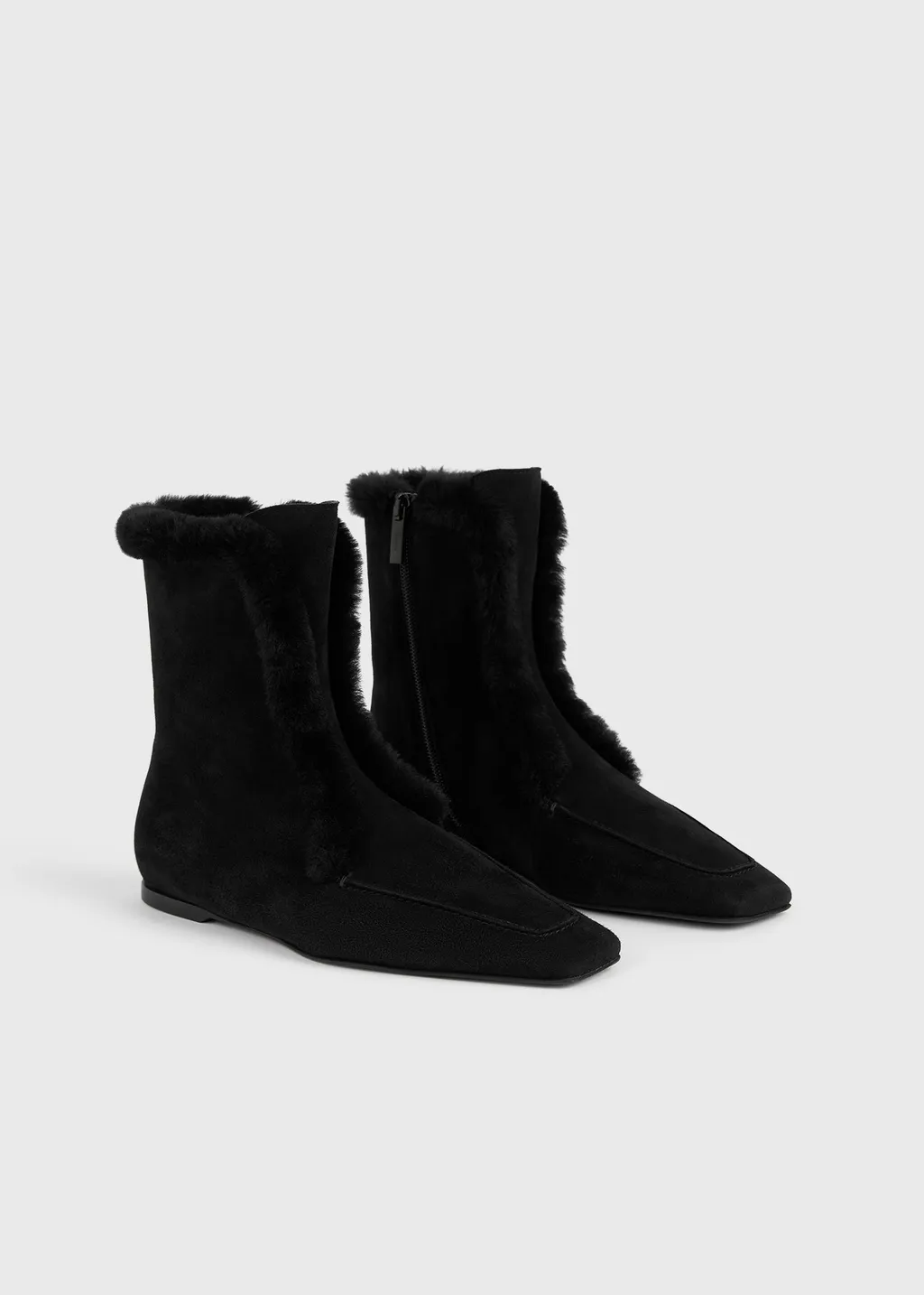 Square Toe Ankle Boots