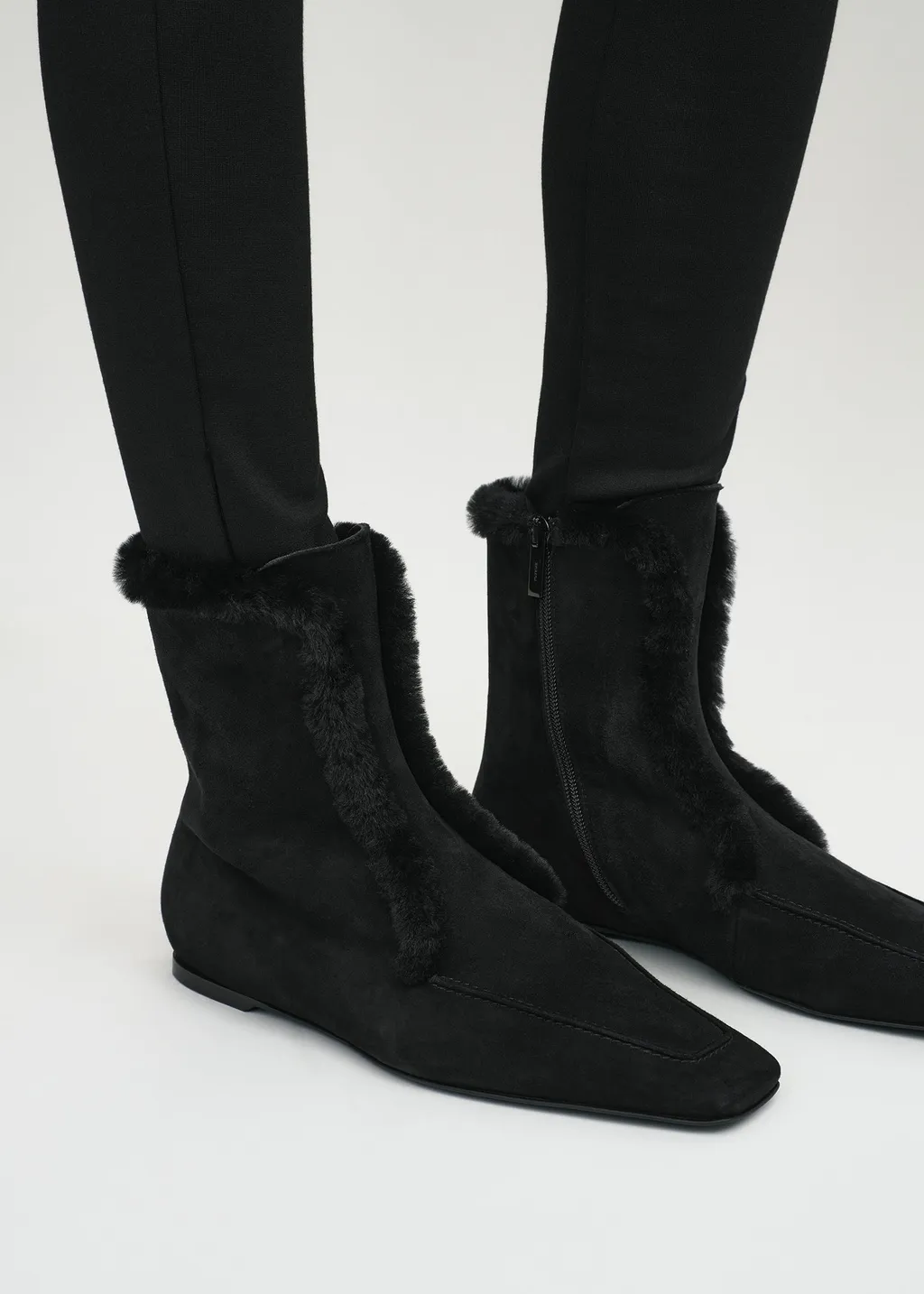 Square Toe Ankle Boots