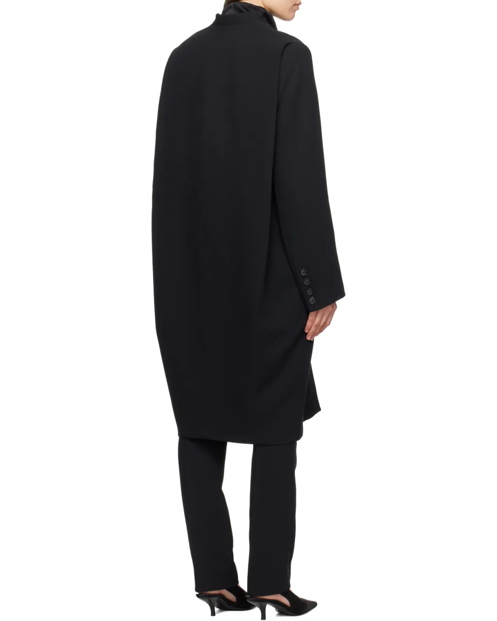 Deep Pleat Coat