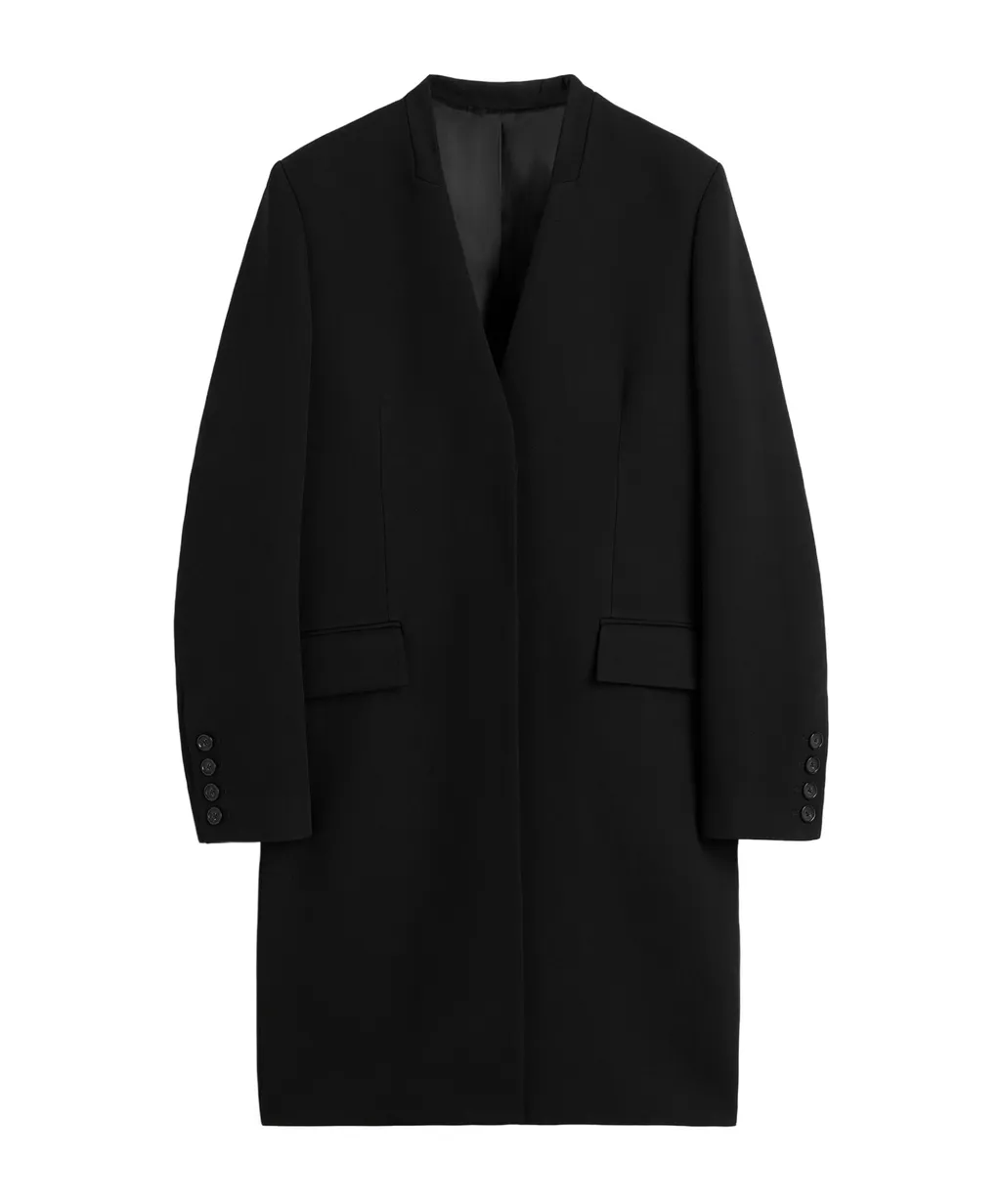 Deep Pleat Coat