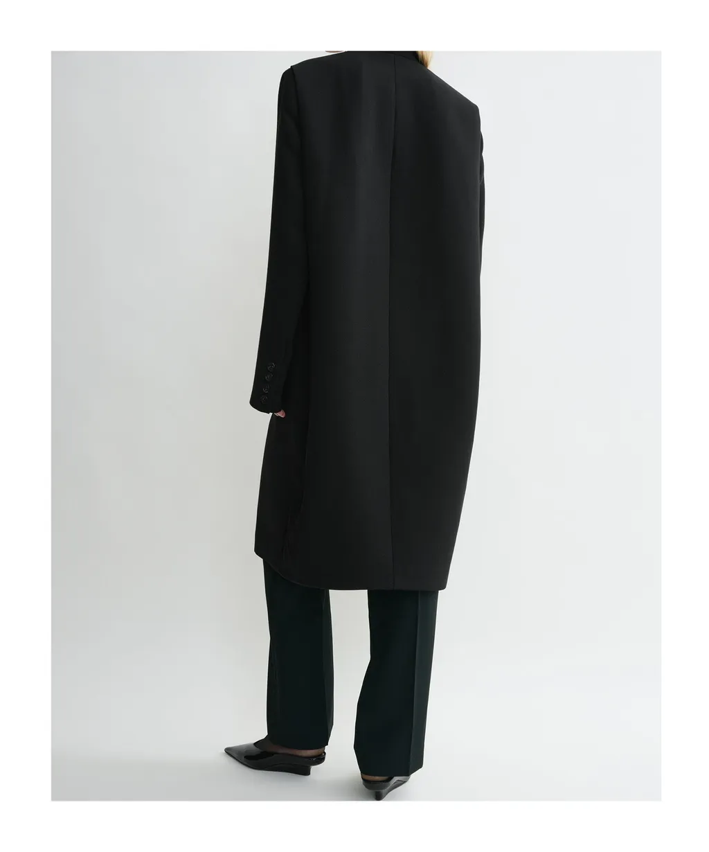 Deep Pleat Coat