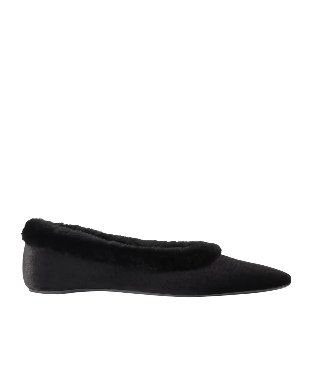 Velvet Ballet Flats