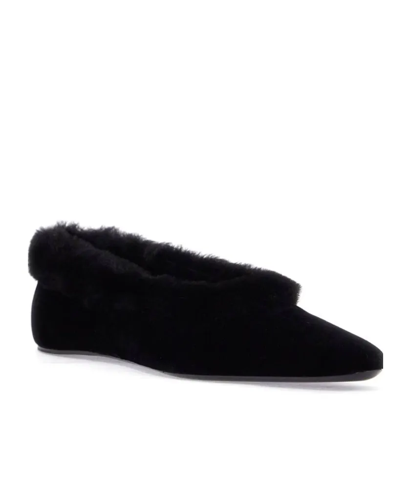 Velvet Ballet Flats