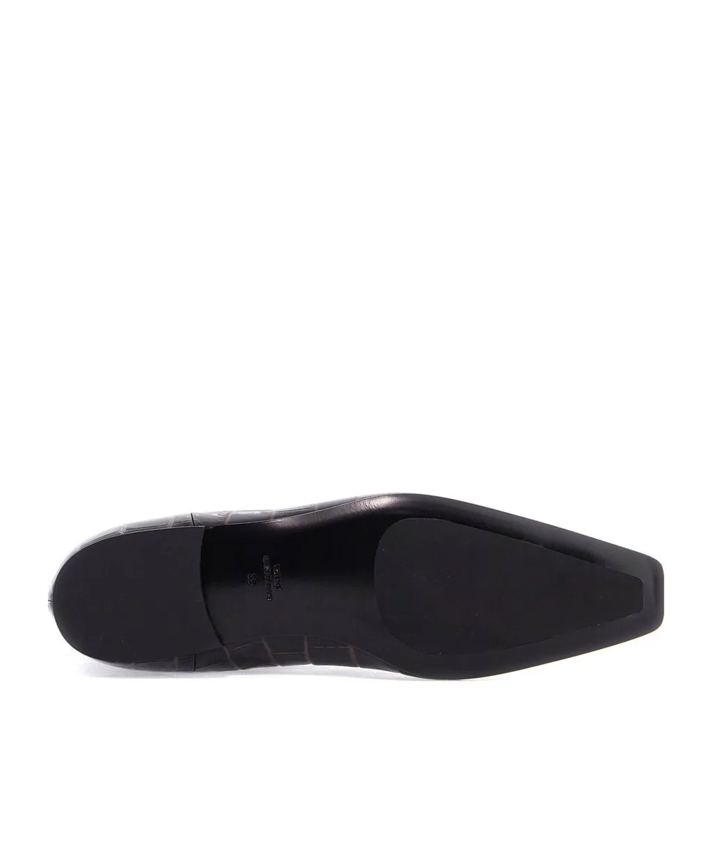 Imitation Alligator Ankle Boots