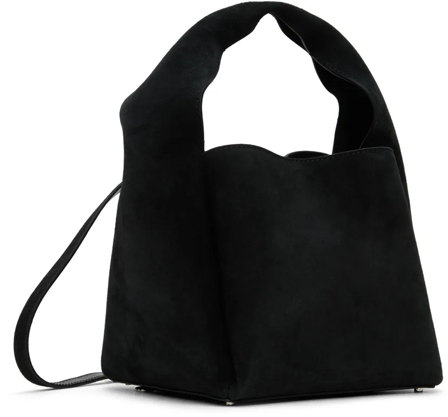 Hook Closure Cube Bucket Bag