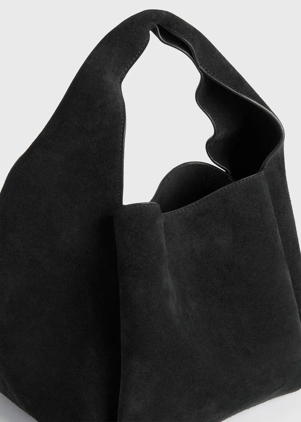 Hook Closure Cube Bucket Bag