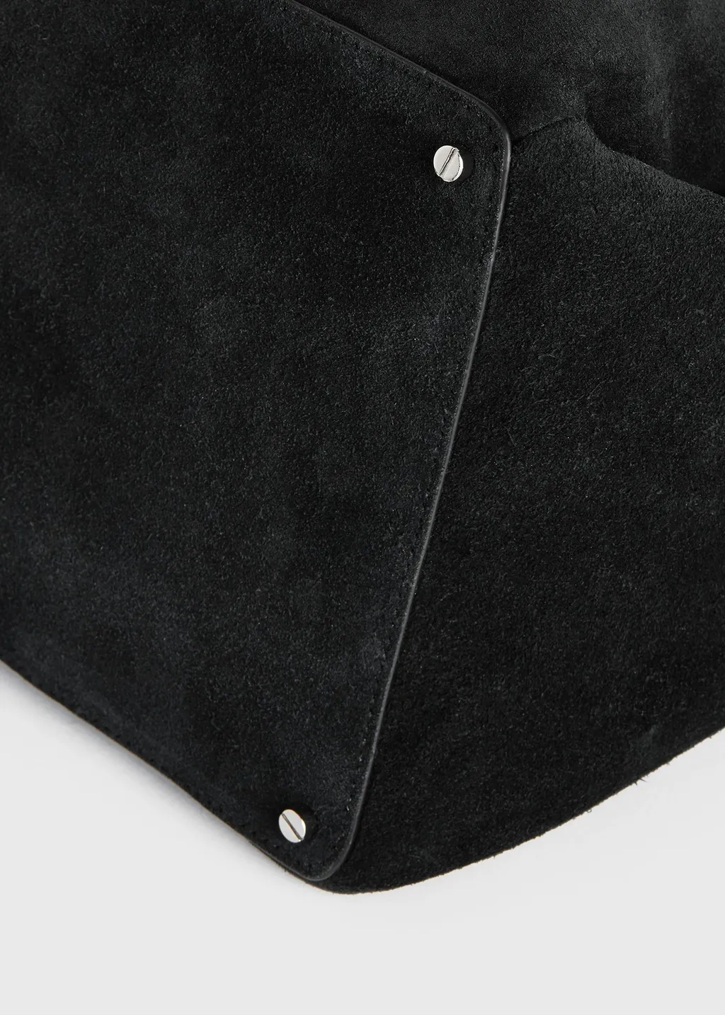 Hook Closure Cube Bucket Bag