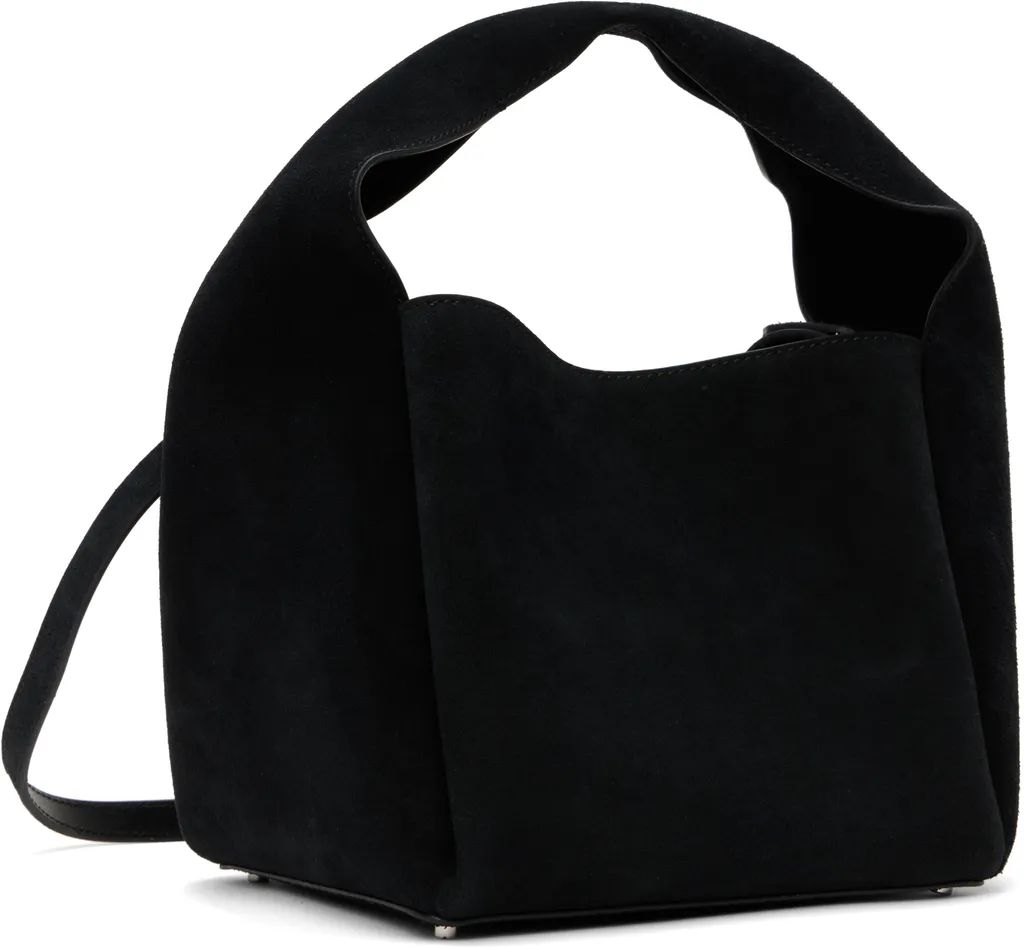 Hook Closure Cube Bucket Bag