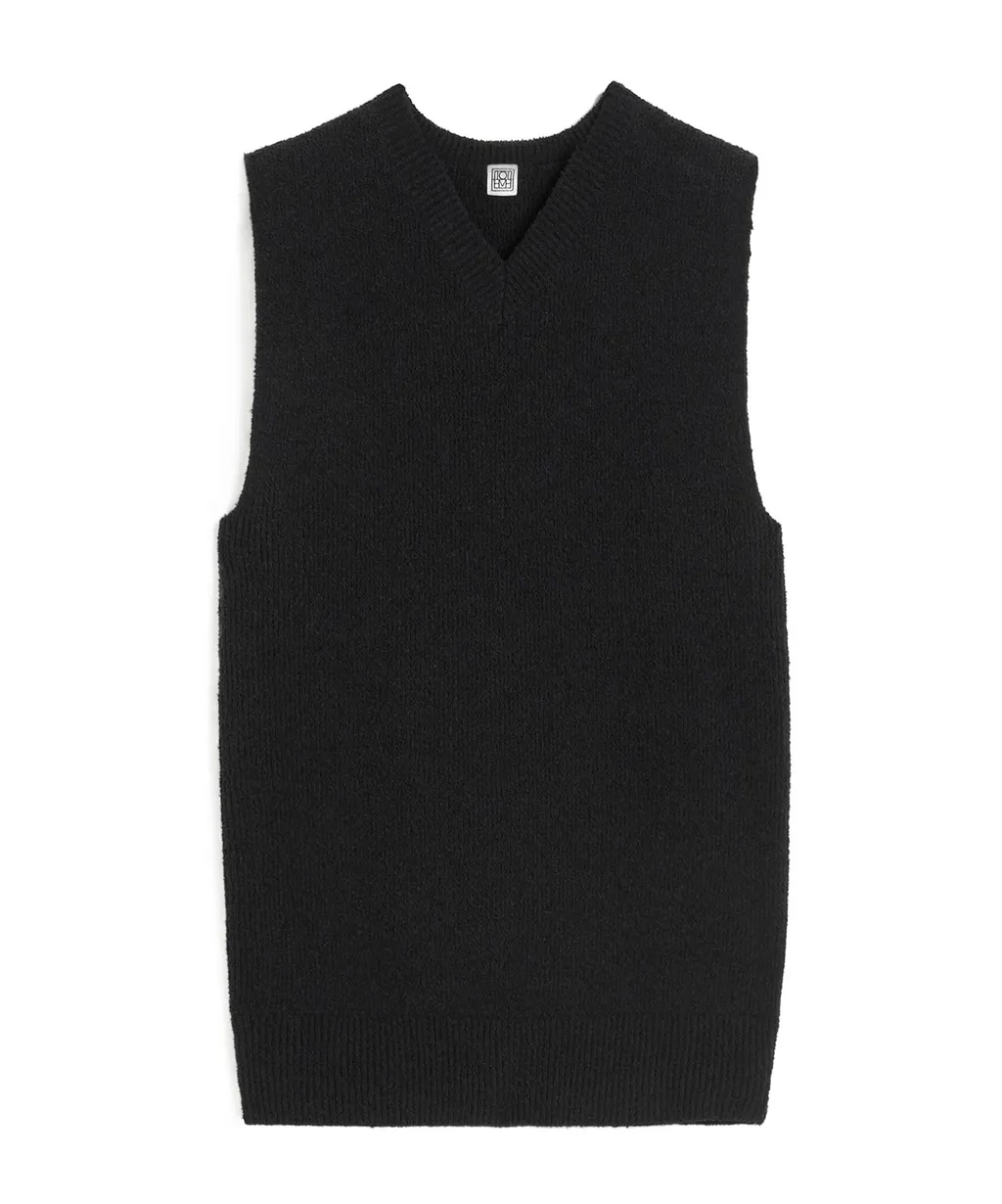 V-Neck Knitted Vest