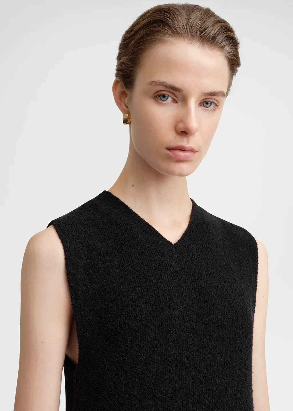 V-Neck Knitted Vest