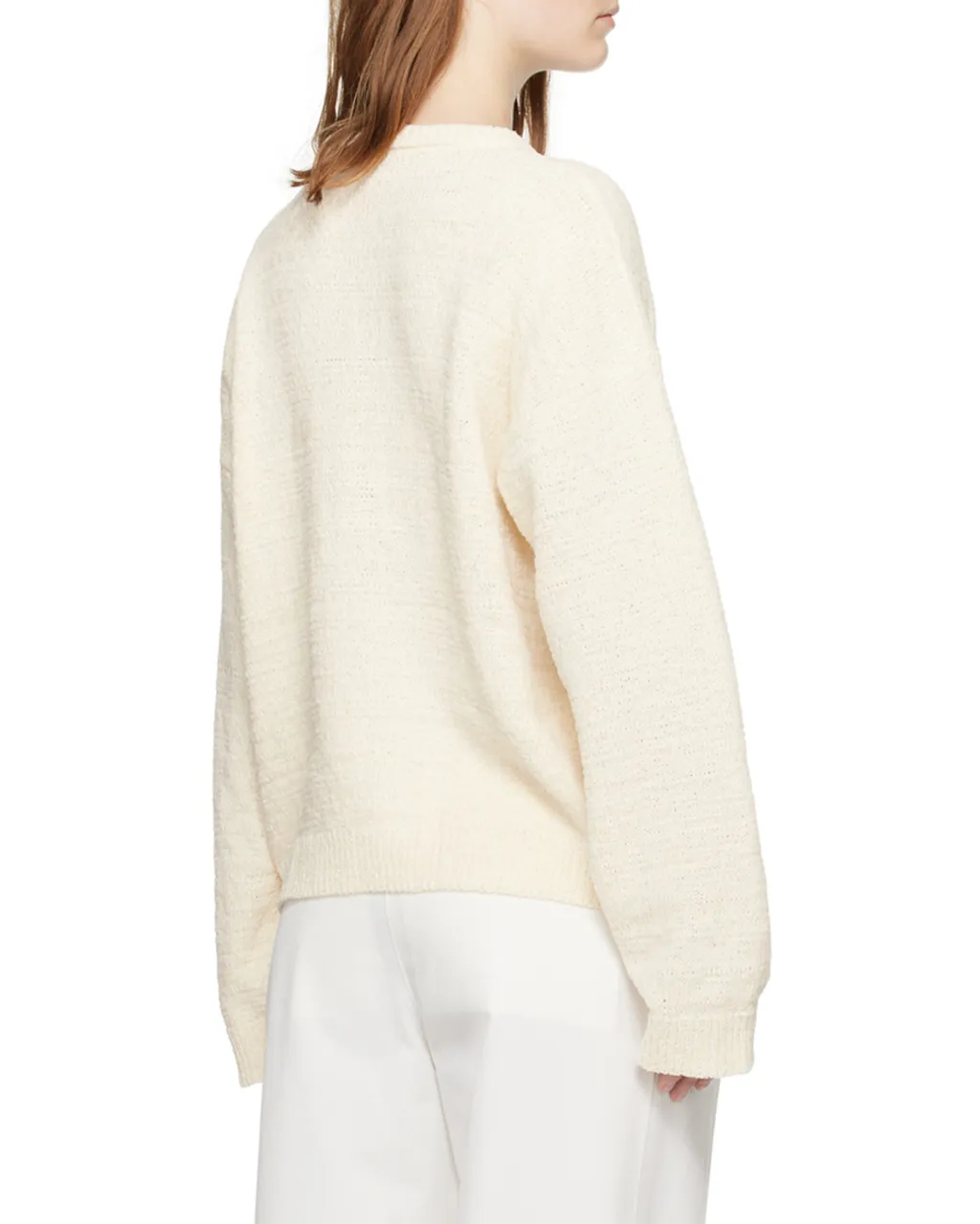 Crew-Neck Drop-Shoulder Jumper