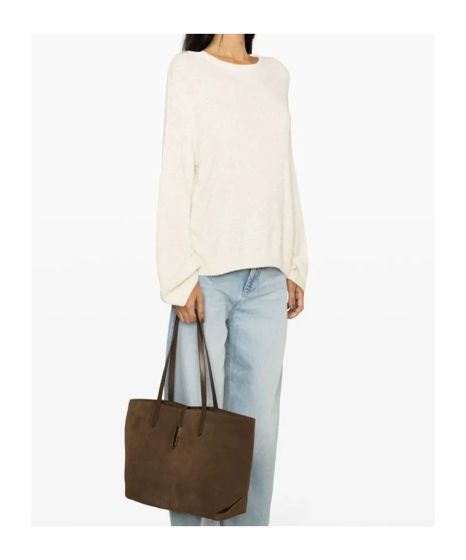 Crew-Neck Drop-Shoulder Jumper