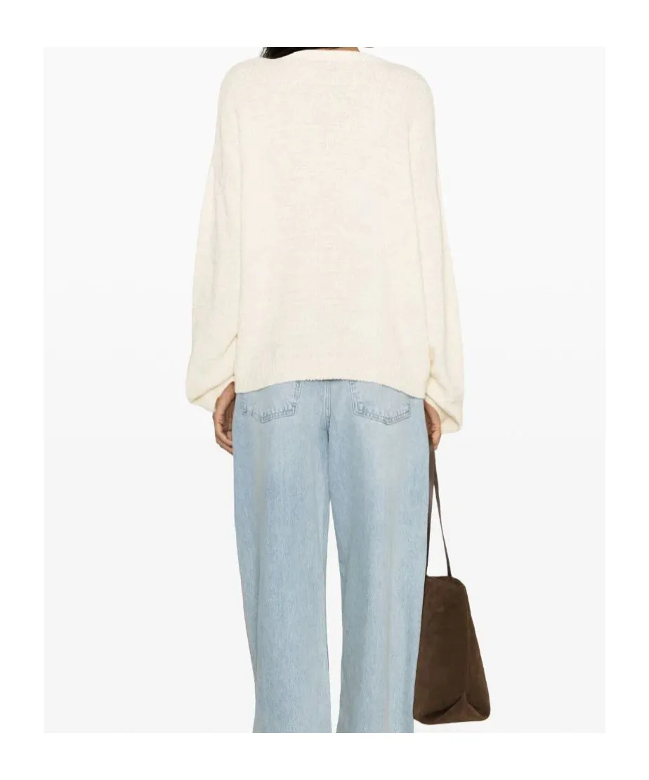 Crew-Neck Drop-Shoulder Jumper