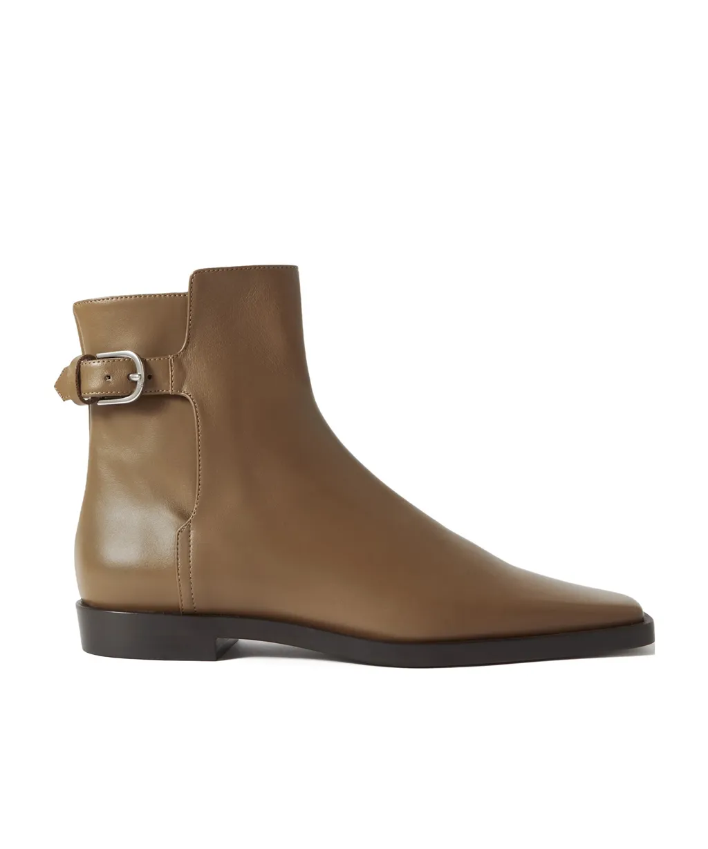 Square-Headed Short Boots