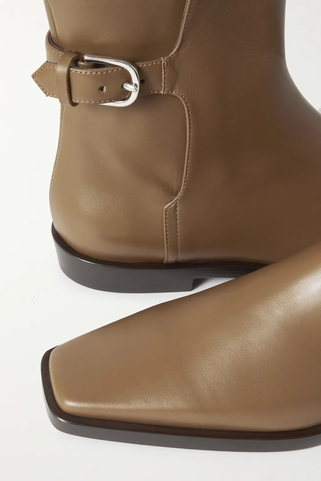 Square-Headed Short Boots