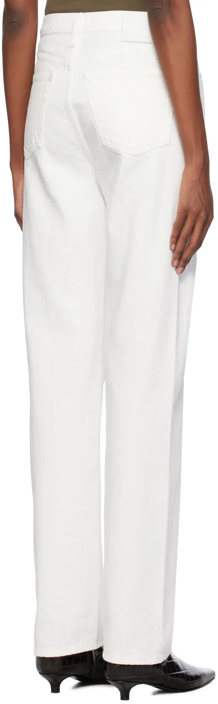 Button Denim Trousers