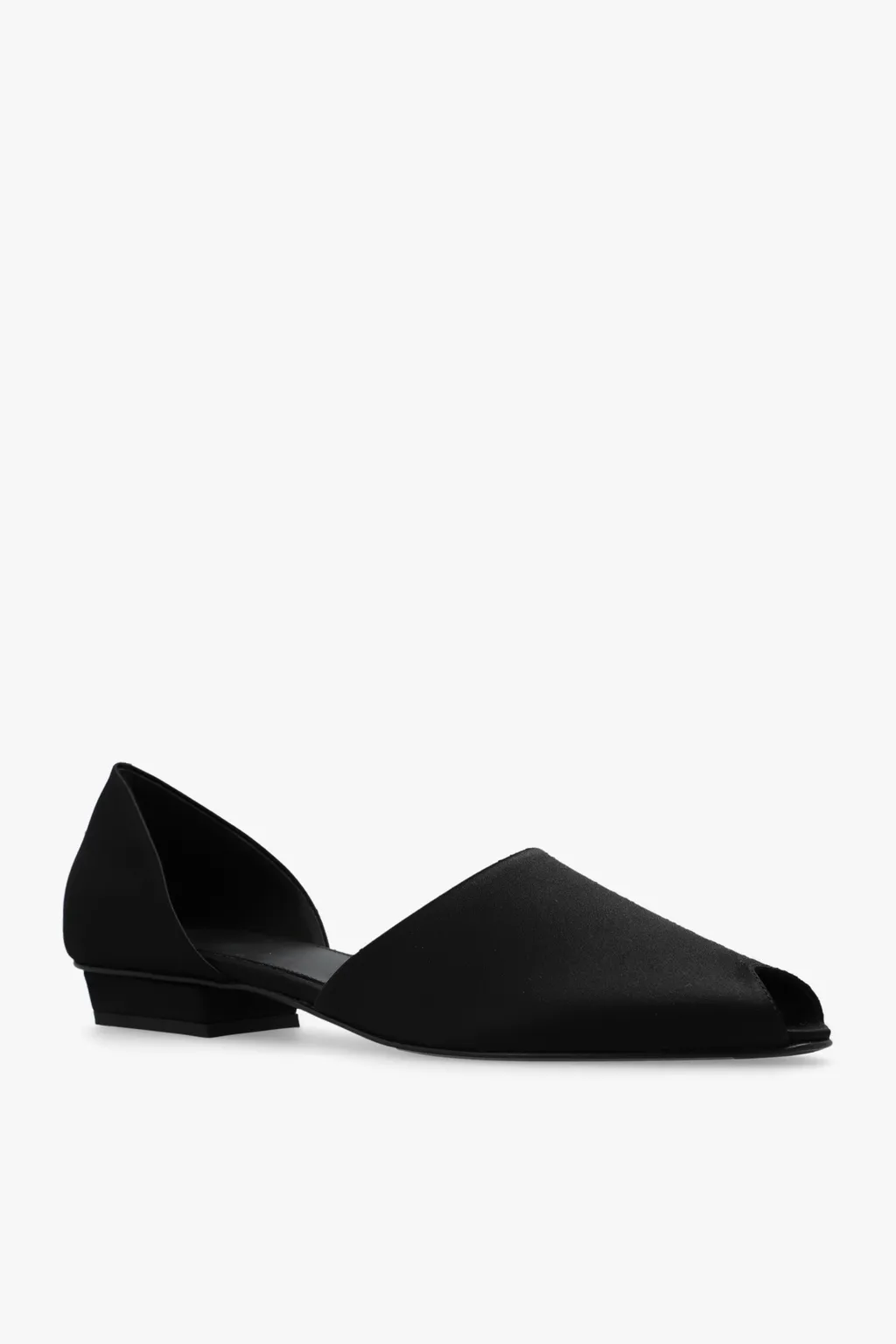 Peep-Toe Flat Shoes