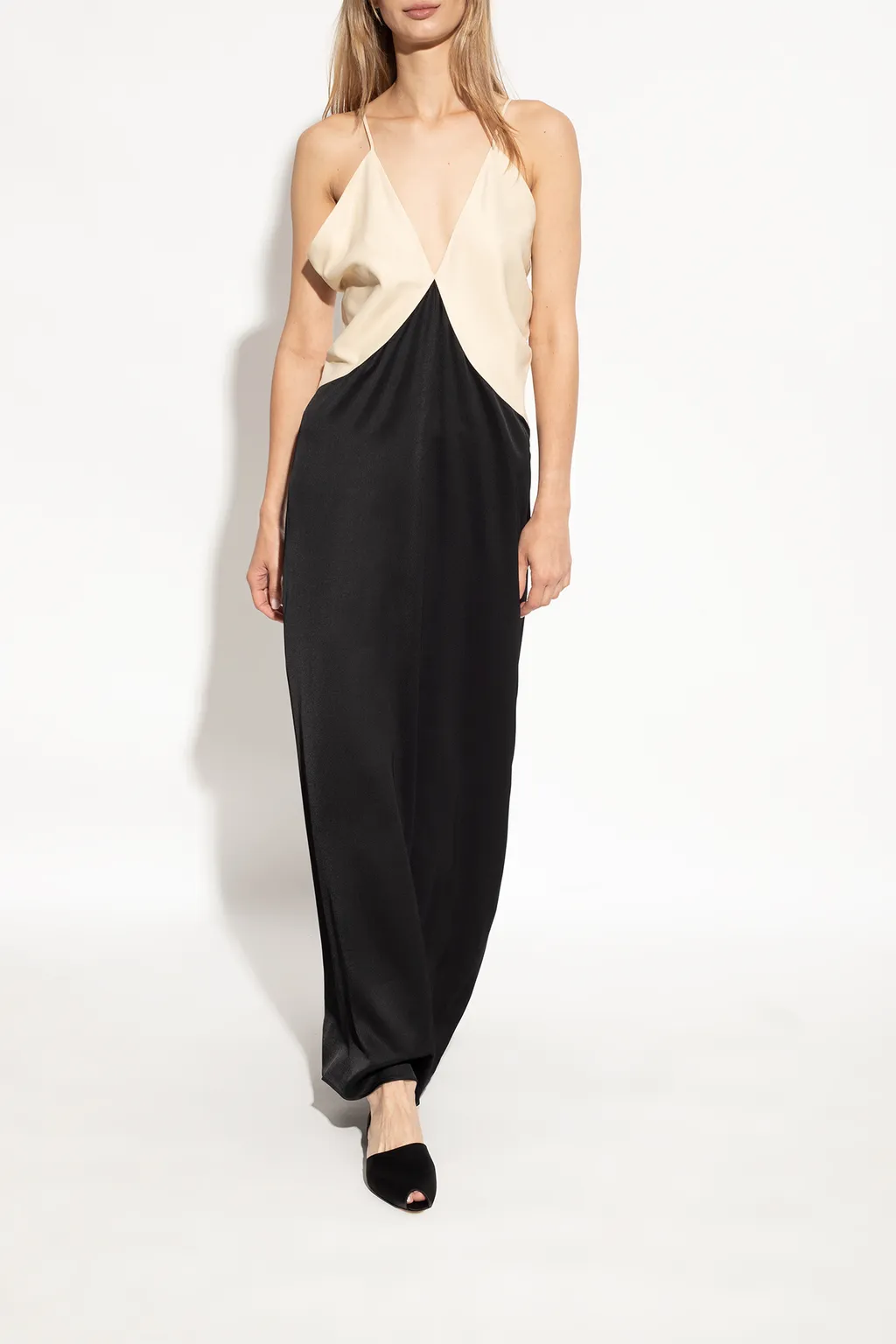 Peep-Toe Flat Shoes