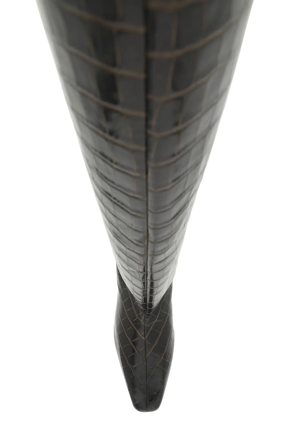 Embossed Knee-High Boots