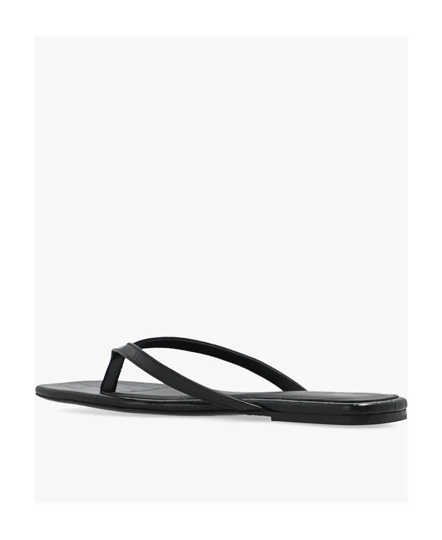 Square-Toe Flip-Flops