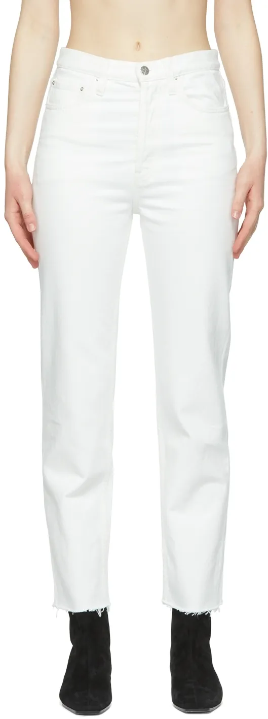 High-Waist Straight Jeans