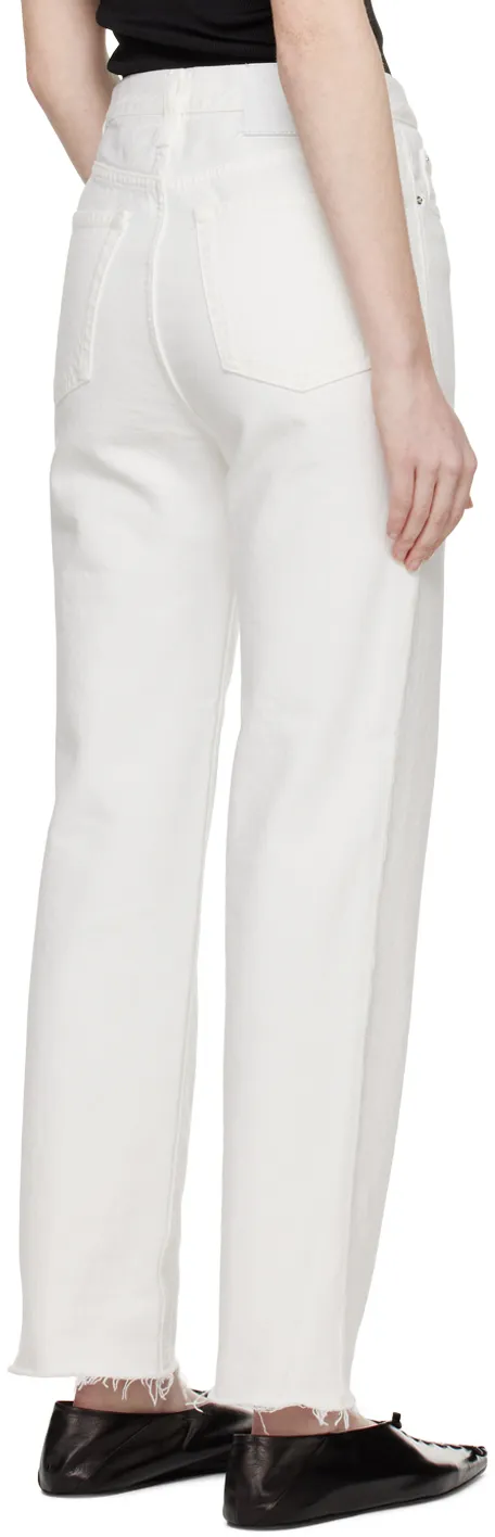 High-Waist Straight Jeans