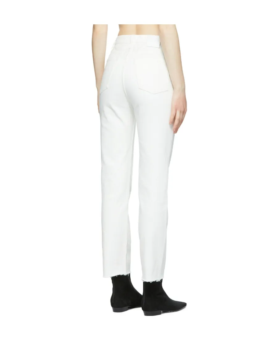 High-Waist Straight Jeans