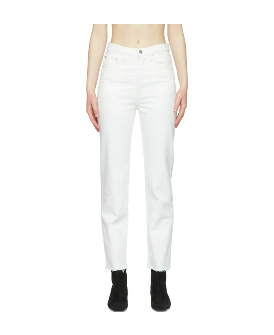 High-Waist Straight Jeans