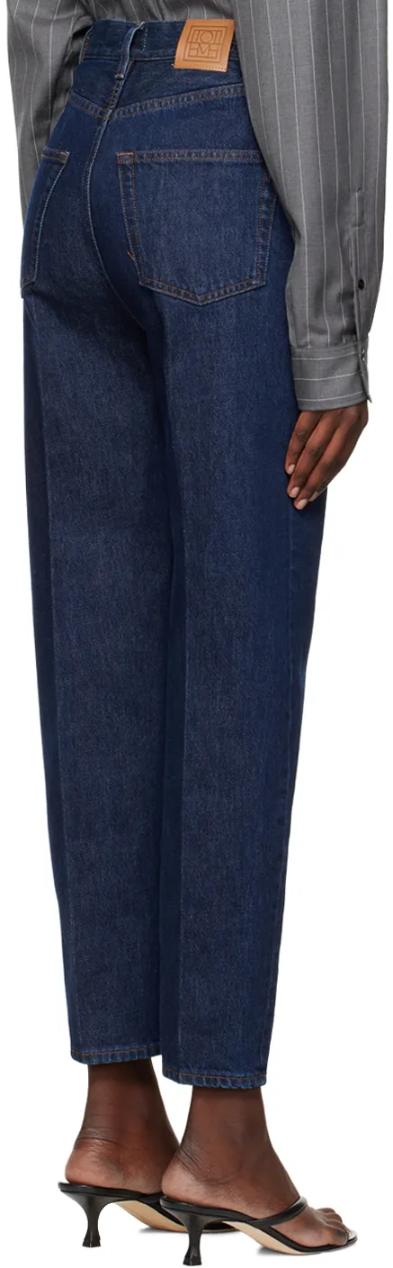 High-Waist Cropped Jeans