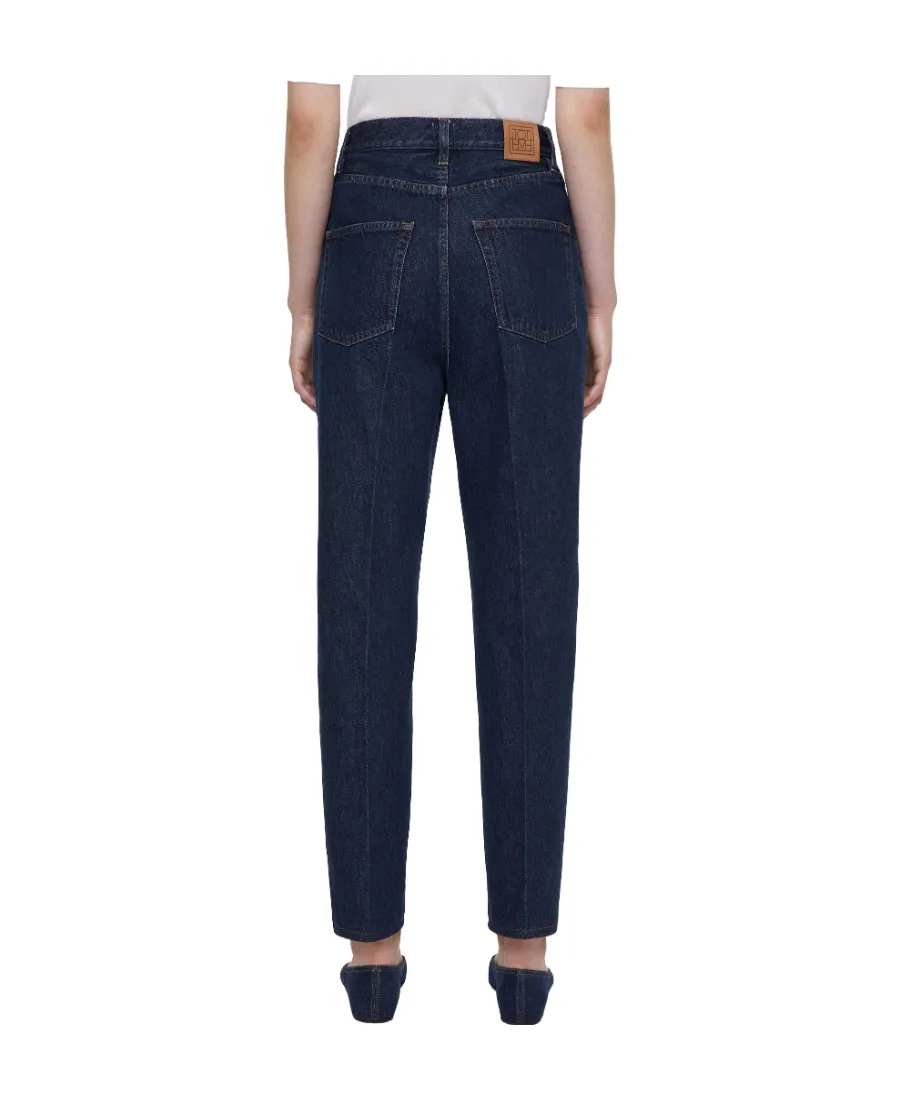 High-Waist Cropped Jeans