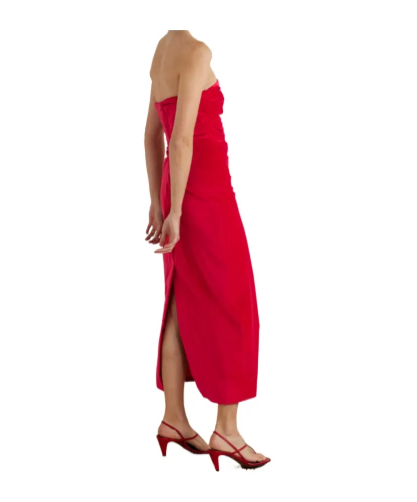 Sabella Strapless Ruched Dress