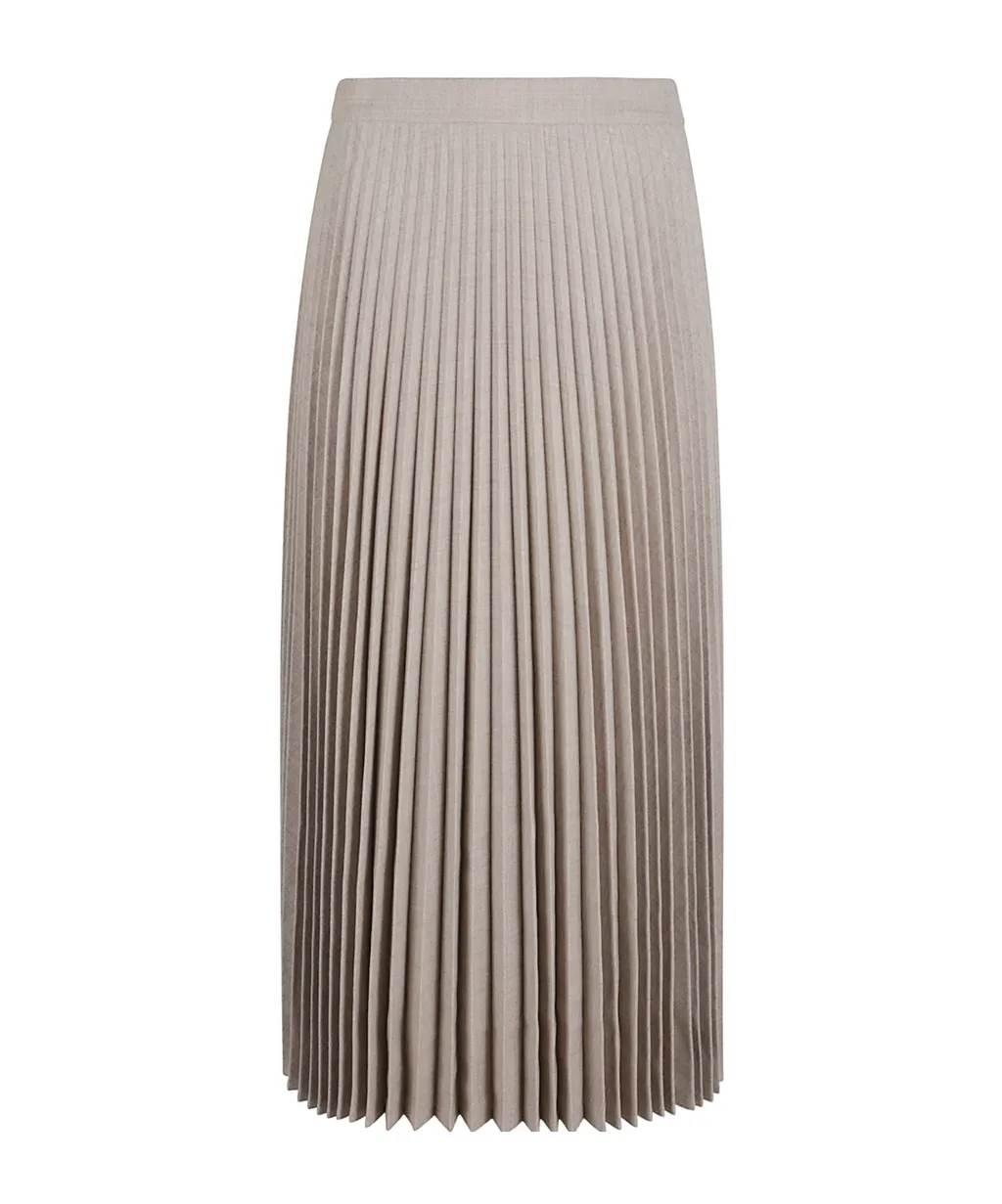 Pleated Midi Skirt
