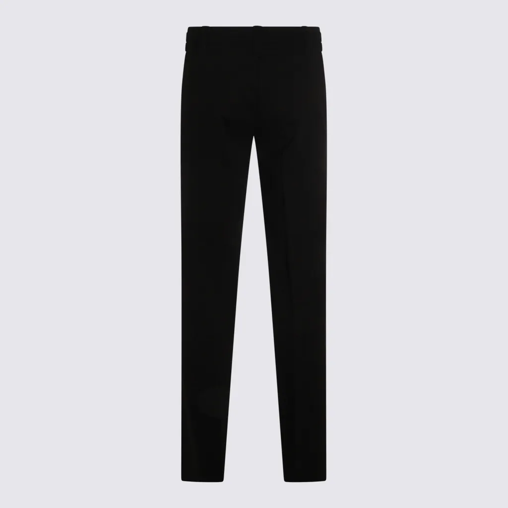 Oval T Buckle Flared Trousers