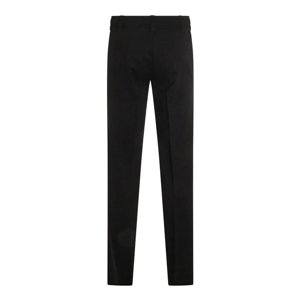 Oval T Buckle Flared Trousers